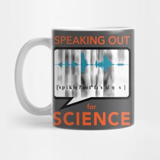 Speaking Out for Science (spectrogram) Mug